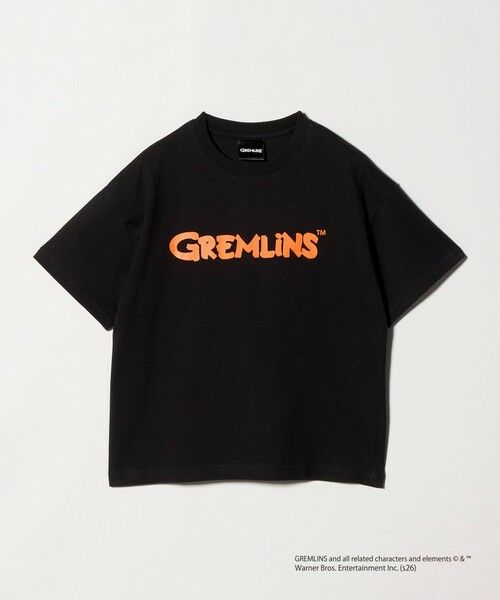 green label relaxing / グリーンレーベル リラクシング カットソー | 【別注】GREMLiNS Tシャツ / キッズ 140cm-150cm（BLACK）