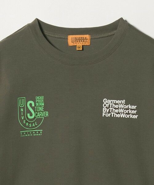 green label relaxing / グリーンレーベル リラクシング カットソー | 【別注】＜UNIVERSAL OVERALL＞グラフィック プリント Tシャツ / キッズ 140cm-160cm | 詳細6