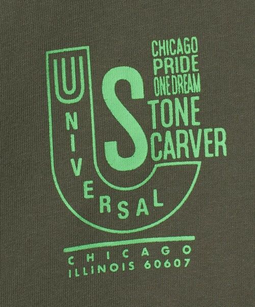 green label relaxing / グリーンレーベル リラクシング カットソー | 【別注】＜UNIVERSAL OVERALL＞グラフィック プリント Tシャツ / キッズ 140cm-160cm | 詳細8