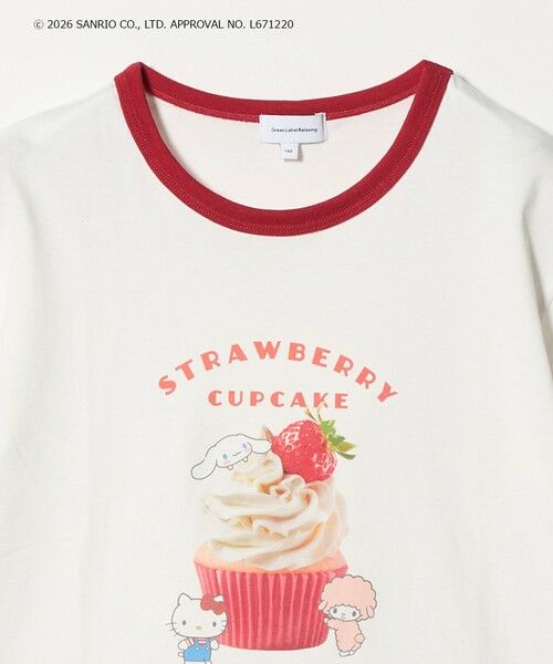 green label relaxing / グリーンレーベル リラクシング カットソー | 【別注】＜Sanrio＞グラフィック Tシャツ / キッズ 140cmー150cm | 詳細1