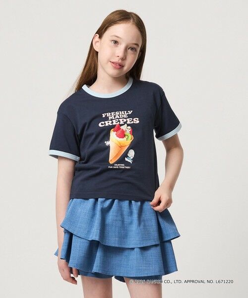 green label relaxing / グリーンレーベル リラクシング カットソー | 【別注】＜Sanrio＞グラフィック Tシャツ / キッズ 140cmー150cm | 詳細7