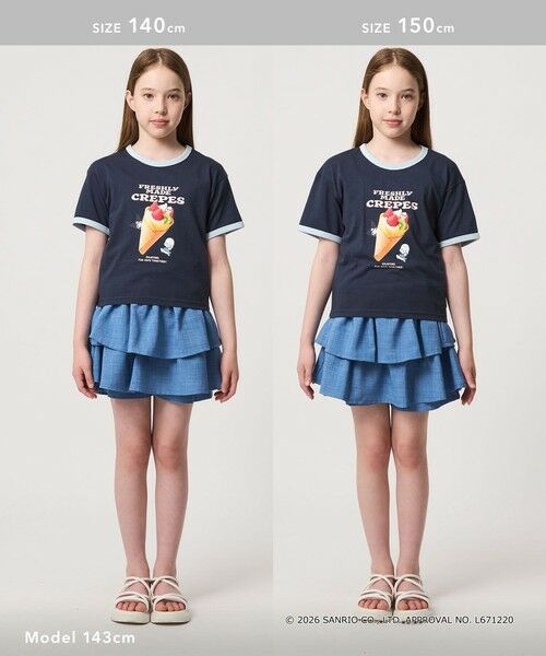 green label relaxing / グリーンレーベル リラクシング カットソー | 【別注】＜Sanrio＞グラフィック Tシャツ / キッズ 140cmー150cm | 詳細9