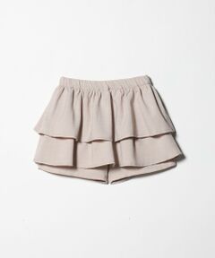 リネンライク フリル キュロット / キッズ 140cm-160cm