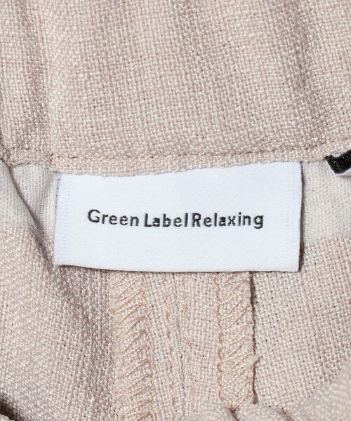 green label relaxing / グリーンレーベル リラクシング ショート・ハーフ・半端丈パンツ | リネンライク フリル キュロット / キッズ 140cm-160cm | 詳細7
