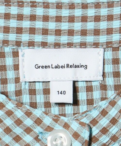 green label relaxing / グリーンレーベル リラクシング ロング・マキシ丈ワンピース | チェック ワンピース / キッズ 140cm-160cm | 詳細8