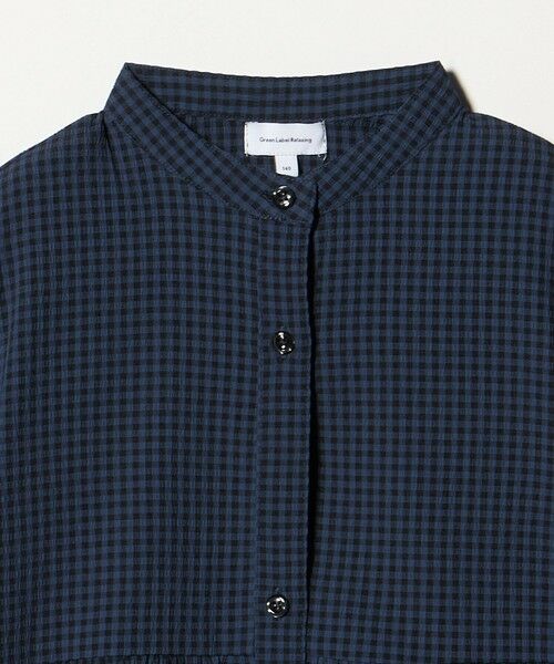 green label relaxing / グリーンレーベル リラクシング ロング・マキシ丈ワンピース | チェック ワンピース / キッズ 140cm-160cm | 詳細10