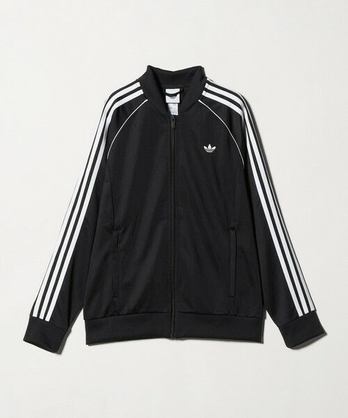 green label relaxing / グリーンレーベル リラクシング カーディガン・ボレロ | 【WEB限定】＜adidas Originals＞トラック トップ ジャケット/ キッズ 140cm-160cm（BLACK）