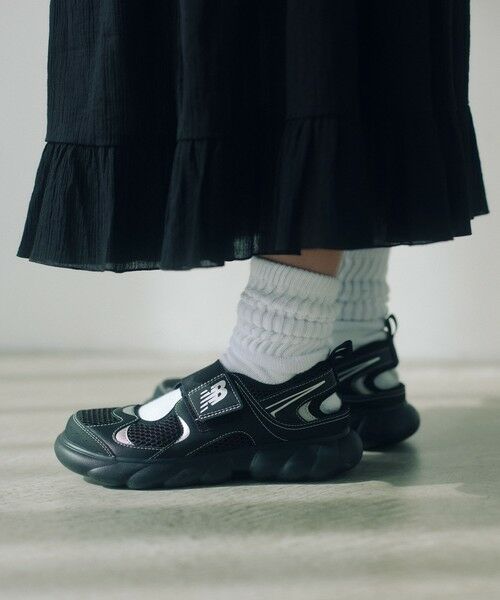 green label relaxing / グリーンレーベル リラクシング スニーカー | 【WEB限定】＜New Balance＞230 Hook and Loop / キッズ 22cm-25cm（BLACK）