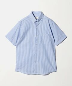 green label relaxing / グリーンレーベル リラクシング シャツ・ブラウス | エブリット TC パナマ ストライプ スタンダード ボタンダウン ショートスリーブ シャツ -イージーアイロン・通気性-