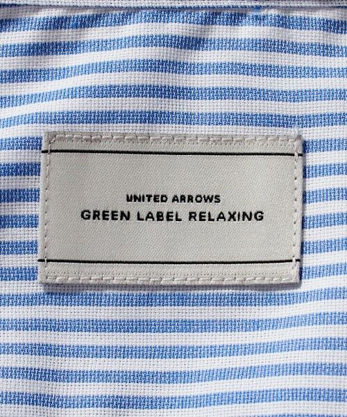 green label relaxing / グリーンレーベル リラクシング シャツ・ブラウス | エブリット TC パナマ ストライプ スタンダード ボタンダウン ショートスリーブ シャツ -イージーアイロン・通気性- | 詳細12
