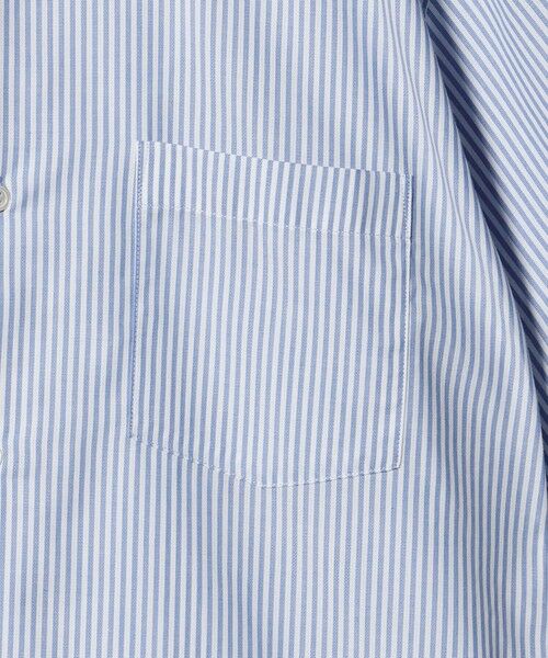 green label relaxing / グリーンレーベル リラクシング シャツ・ブラウス | エブリット TC パナマ ストライプ スタンダード ボタンダウン ショートスリーブ シャツ -イージーアイロン・通気性- | 詳細20