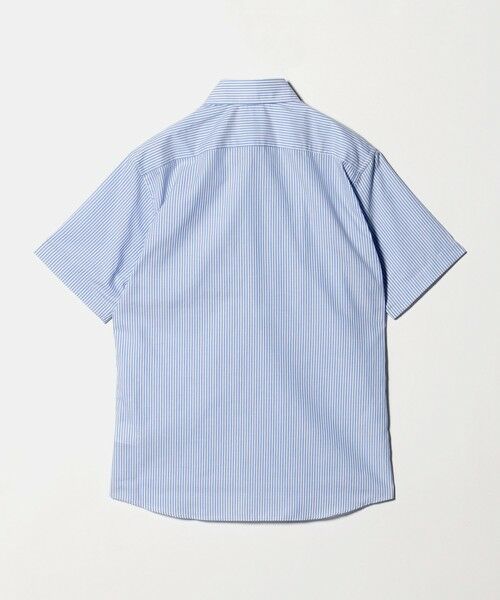 green label relaxing / グリーンレーベル リラクシング シャツ・ブラウス | エブリット TC パナマ ストライプ スタンダード ボタンダウン ショートスリーブ シャツ -イージーアイロン・通気性- | 詳細5