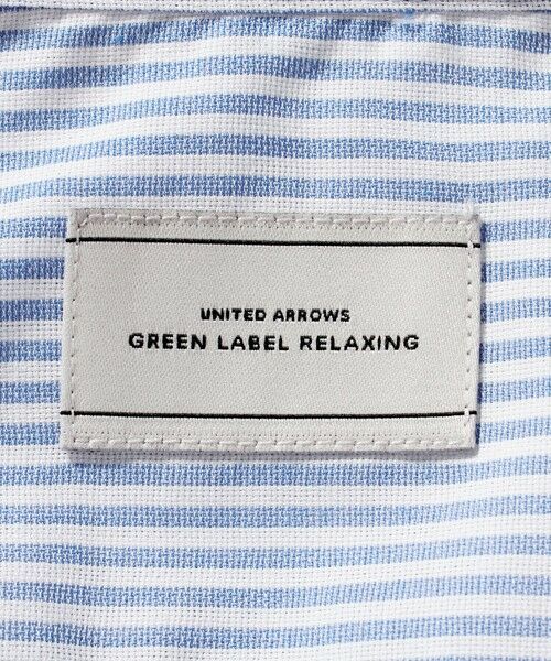 green label relaxing / グリーンレーベル リラクシング シャツ・ブラウス | エブリット TC パナマ ストライプ スタンダード ボタンダウン ショートスリーブ シャツ -イージーアイロン・通気性- | 詳細23