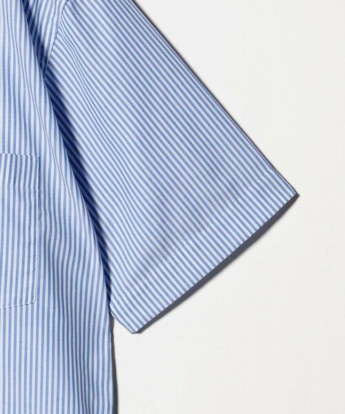 green label relaxing / グリーンレーベル リラクシング シャツ・ブラウス | エブリット TC パナマ ストライプ スタンダード ボタンダウン ショートスリーブ シャツ -イージーアイロン・通気性- | 詳細7