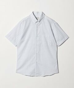 green label relaxing / グリーンレーベル リラクシング シャツ・ブラウス | エブリット TC パナマ チェック スタンダード ボタンダウン ショートスリーブ シャツ -イージーアイロン・通気性-