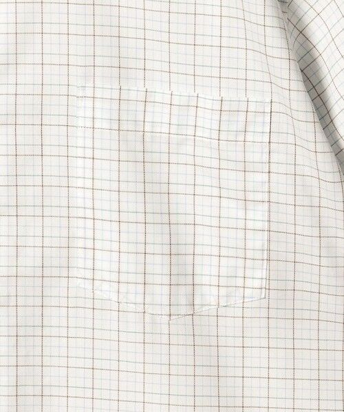 green label relaxing / グリーンレーベル リラクシング シャツ・ブラウス | エブリット TC パナマ チェック スタンダード ボタンダウン ショートスリーブ シャツ -イージーアイロン・通気性- | 詳細13