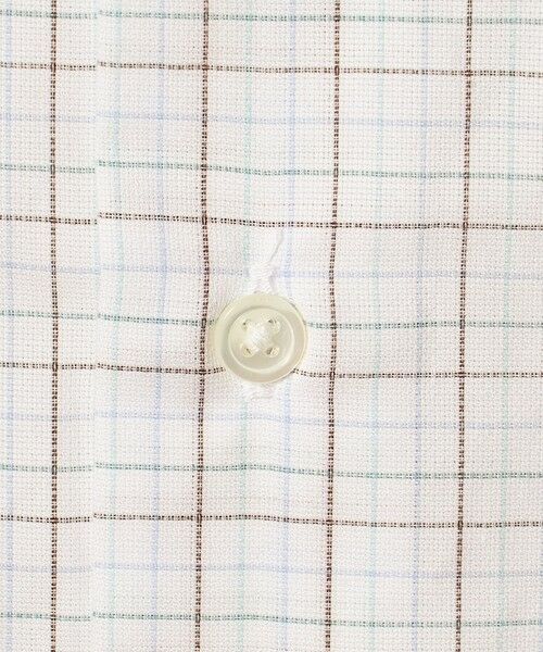 green label relaxing / グリーンレーベル リラクシング シャツ・ブラウス | エブリット TC パナマ チェック スタンダード ボタンダウン ショートスリーブ シャツ -イージーアイロン・通気性- | 詳細14
