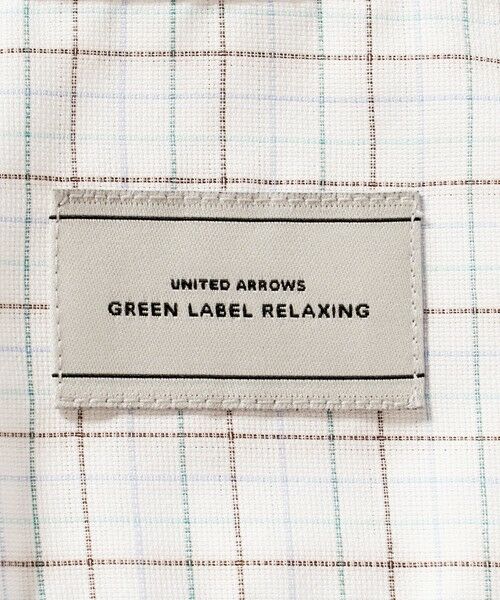 green label relaxing / グリーンレーベル リラクシング シャツ・ブラウス | エブリット TC パナマ チェック スタンダード ボタンダウン ショートスリーブ シャツ -イージーアイロン・通気性- | 詳細16