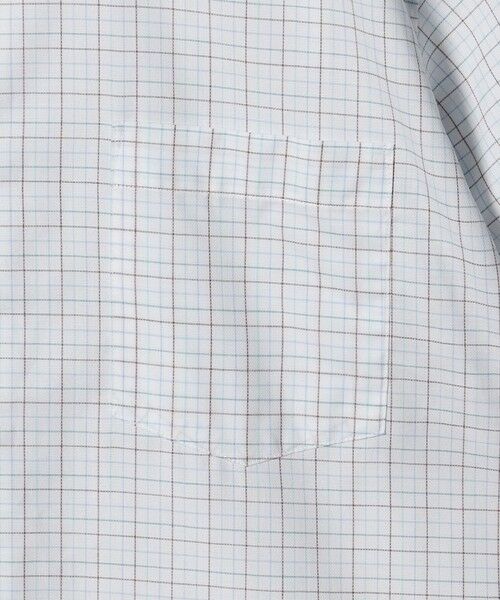 green label relaxing / グリーンレーベル リラクシング シャツ・ブラウス | エブリット TC パナマ チェック スタンダード ボタンダウン ショートスリーブ シャツ -イージーアイロン・通気性- | 詳細6