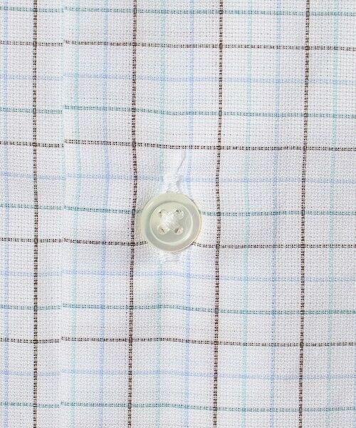 green label relaxing / グリーンレーベル リラクシング シャツ・ブラウス | エブリット TC パナマ チェック スタンダード ボタンダウン ショートスリーブ シャツ -イージーアイロン・通気性- | 詳細7
