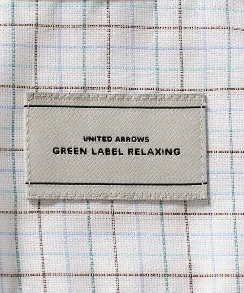 green label relaxing / グリーンレーベル リラクシング シャツ・ブラウス | エブリット TC パナマ チェック スタンダード ボタンダウン ショートスリーブ シャツ -イージーアイロン・通気性- | 詳細9