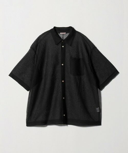 green label relaxing / グリーンレーベル リラクシング シャツ・ブラウス | ＜RYE TENDER＞SOMERSET SHIRTS サマセット 半袖 シャツ（BLACK）