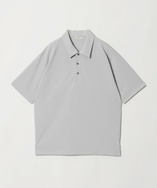 green label relaxing / グリーンレーベル リラクシング ポロシャツ | アイスコットン カノコ ポロシャツ -接触冷感-（LT.GRAY）