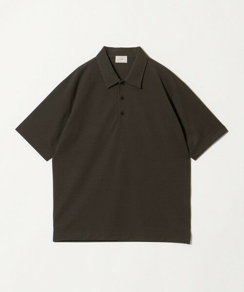 green label relaxing / グリーンレーベル リラクシング ポロシャツ | アイスコットン カノコ ポロシャツ -接触冷感-（DK.BROWN）