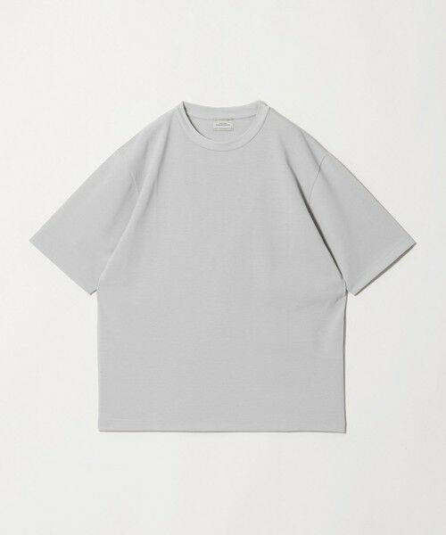green label relaxing / グリーンレーベル リラクシング カットソー | アイスコットン カノコ クルーネック カットソー -接触冷感-（LT.GRAY）