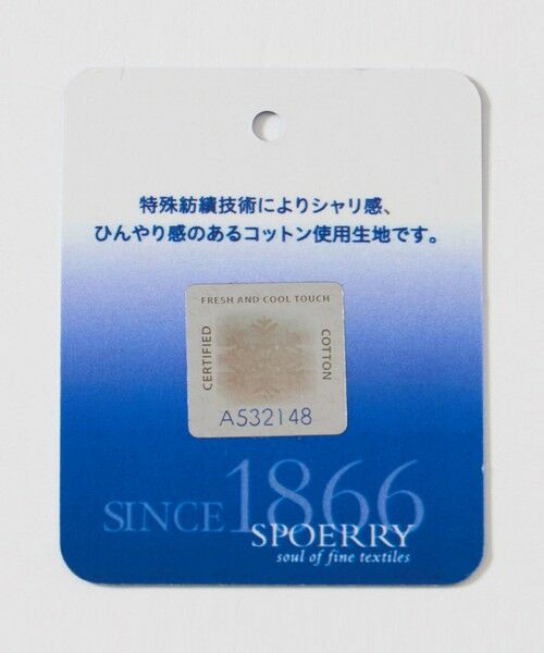 green label relaxing / グリーンレーベル リラクシング カットソー | アイスコットン カノコ クルーネック カットソー -接触冷感- | 詳細10