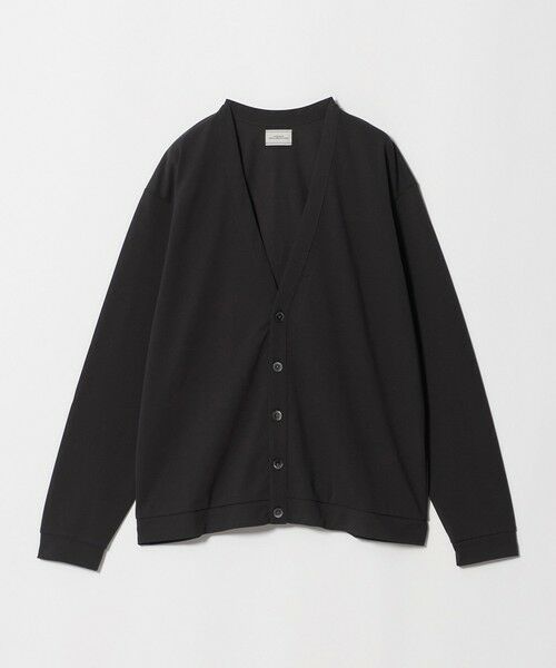 green label relaxing / グリーンレーベル リラクシング カーディガン・ボレロ | アイスコットン カノコ カーディガン -接触冷感-（DK.GRAY）