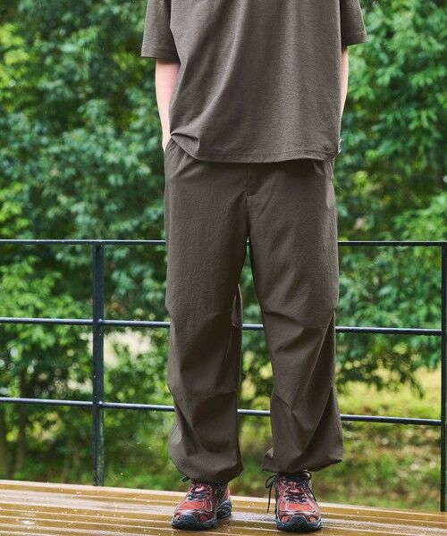 green label relaxing / グリーンレーベル リラクシング その他パンツ | Dot Air ワイド スノー イージー パンツ -ストレッチ-(OLIVE)