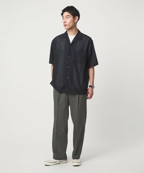 green label relaxing / グリーンレーベル リラクシング その他パンツ | ボイル メッシュ ワイド 1P パンツ W4 -吸水速乾- | 詳細1