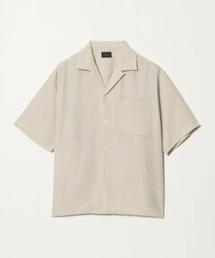 green label relaxing / グリーンレーベル リラクシング シャツ・ブラウス | スラブ オープンカラー 半袖 シャツ