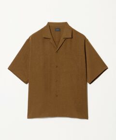 green label relaxing / グリーンレーベル リラクシング シャツ・ブラウス | スラブ オープンカラー 半袖 シャツ
