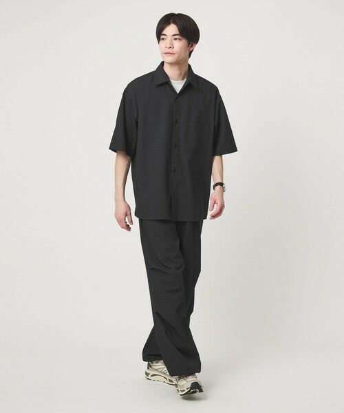 green label relaxing / グリーンレーベル リラクシング シャツ・ブラウス | Dot Air ボックス レギュラーカラー 半袖 シャツ -ストレッチ- | 詳細3