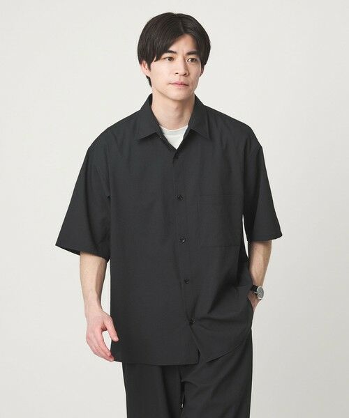 green label relaxing / グリーンレーベル リラクシング シャツ・ブラウス | Dot Air ボックス レギュラーカラー 半袖 シャツ -ストレッチ- | 詳細2