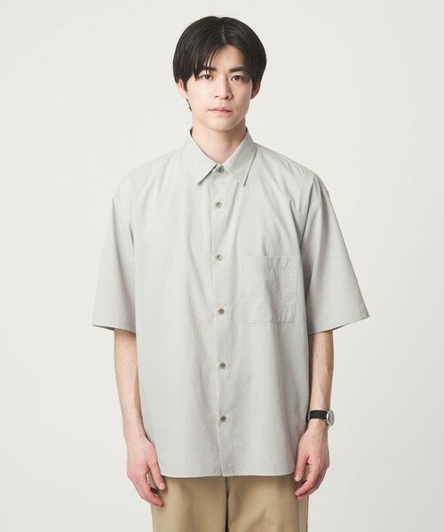 green label relaxing / グリーンレーベル リラクシング シャツ・ブラウス | Dot Air ボックス レギュラーカラー 半袖 シャツ -ストレッチ- | 詳細11