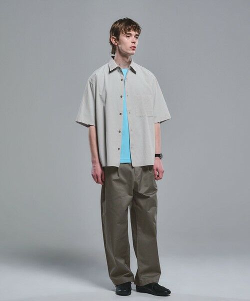 green label relaxing / グリーンレーベル リラクシング シャツ・ブラウス | Dot Air ボックス レギュラーカラー 半袖 シャツ -ストレッチ- | 詳細8