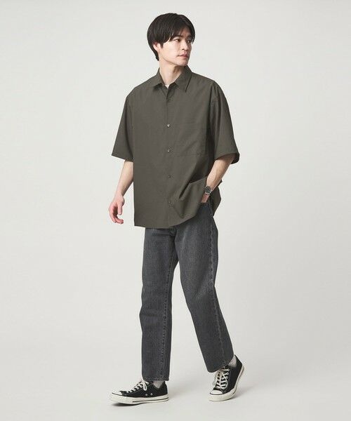 green label relaxing / グリーンレーベル リラクシング シャツ・ブラウス | Dot Air ボックス レギュラーカラー 半袖 シャツ -ストレッチ- | 詳細21