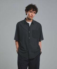 green label relaxing / グリーンレーベル リラクシング シャツ・ブラウス | ウォッシャブル TW サイロ ジャストルーズ レギュラーカラー 半袖 シャツ -通気性・接触冷感-