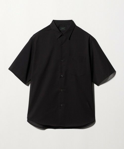 green label relaxing / グリーンレーベル リラクシング シャツ・ブラウス | ウォッシャブル TW サイロ ジャストルーズ レギュラーカラー 半袖 シャツ -通気性・接触冷感- | 詳細2