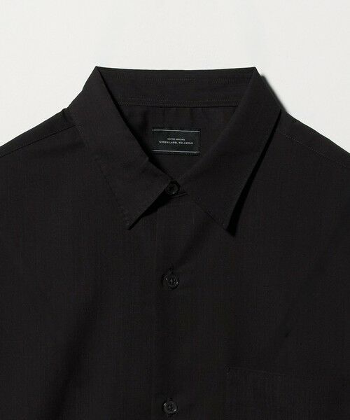 green label relaxing / グリーンレーベル リラクシング シャツ・ブラウス | ウォッシャブル TW サイロ ジャストルーズ レギュラーカラー 半袖 シャツ -通気性・接触冷感- | 詳細3