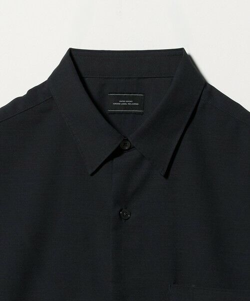 green label relaxing / グリーンレーベル リラクシング シャツ・ブラウス | ウォッシャブル TW サイロ ジャストルーズ レギュラーカラー 半袖 シャツ -通気性・接触冷感- | 詳細28