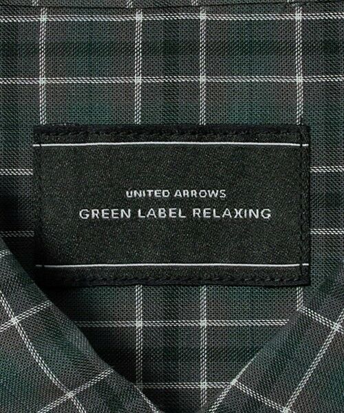 green label relaxing / グリーンレーベル リラクシング シャツ・ブラウス | ウォッシャブル TW サイロ ジャストルーズ チェック柄 半袖 シャツ -通気性・接触冷感- | 詳細12