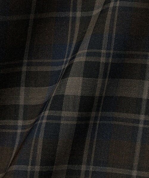 green label relaxing / グリーンレーベル リラクシング シャツ・ブラウス | ウォッシャブル TW サイロ ジャストルーズ チェック柄 半袖 シャツ -通気性・接触冷感- | 詳細23