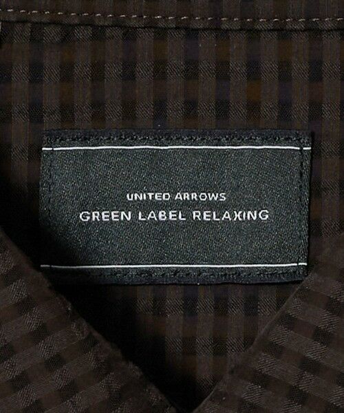 green label relaxing / グリーンレーベル リラクシング シャツ・ブラウス | シアー ギンガムチェック ジャストルーズ 半袖 シャツ | 詳細9