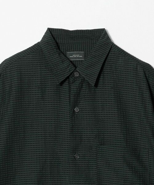 green label relaxing / グリーンレーベル リラクシング シャツ・ブラウス | シアー ギンガムチェック ジャストルーズ 半袖 シャツ | 詳細18