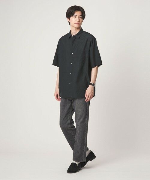 green label relaxing / グリーンレーベル リラクシング シャツ・ブラウス | シアー ギンガムチェック ジャストルーズ 半袖 シャツ | 詳細13