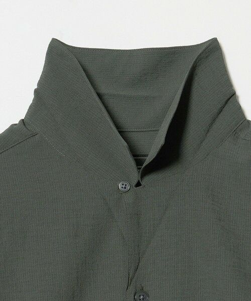 green label relaxing / グリーンレーベル リラクシング シャツ・ブラウス | ボイル メッシュ オープンカラー 半袖 シャツ -吸水速乾- | 詳細6